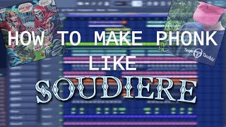 HOW TO SOUDIERE  PHONK TUTORIAL [upl. by Ennoira]