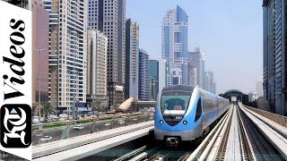 How Dubai Metro runs the worlds longest driverless train system [upl. by Pan890]