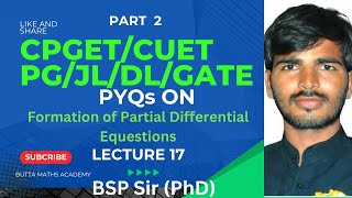 Formation of partial differential equation lecture 17 part 2 [upl. by Dominy]