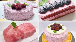 Satisfying Relaxing Video🍞🥐🥨🥯Make Sweet Cakes For Summer SuperRich Bayberry With Cream CakeAsmr [upl. by Vivyan294]