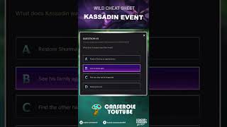 Wild Cheat Sheet  Kassadin Event [upl. by Vincelette]