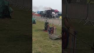 traction engine chugging down the hill at haddenham steam rally [upl. by Aleb]