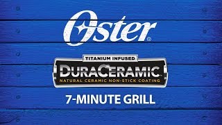 Oster® 7Minute Grill with Titanium Infused DuraCeramic™ Coating [upl. by Popele42]