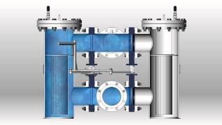 Fabricated Duplex Basket Strainer by Fluid Engineering [upl. by Itsa]