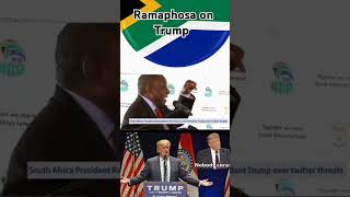 Cyril Ramaphosa warn Donald Trump 🤔 sabcnews southafrica africanpolitician ramaphosa [upl. by Mcquillin928]