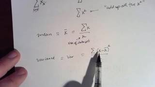 Summation Notation in Statistics [upl. by Ahnavas487]