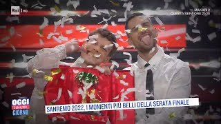 Sanremo 2022 il meglio della serata finale  Oggi è un altro giorno 07022022 [upl. by Claudette]