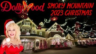 Dollywood Smoky Mountain Christmas 2023 Opening Day  Pigeon Forge TN [upl. by Niamor]