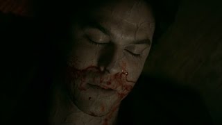 The Vampire Diaries 8x06  Alaric kills Damon with Matts help Damon dies HD [upl. by Isiahi510]