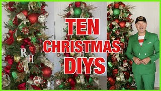 10 NEW Christmas DIY Decorations Ideas  Budget Friendly Christmas Decor  Ramon At Home Christmas [upl. by Cresida125]