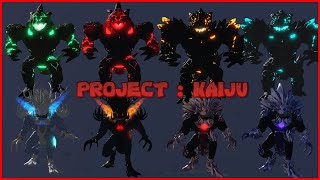 ALL SKINS OBSIDIUS AND KRYSTALAK │ PROJECT KAIJU [upl. by Thacker]