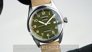 Longines Spirit L38114032 Preowned [upl. by Sukey]