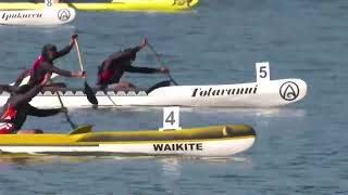 Race 155 U16 Boys  W6 500m Te Ihu Final Waka Ama Secondary Schools 2023 [upl. by Mota]