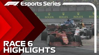 2021 F1 Esports Pro Championship Race 6 Highlights [upl. by Ardaed]