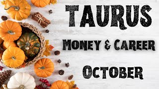 ♉️ TAURUS 💸 💰Money amp Career Reading OCTOBER 2024 tarot astrology horoscope [upl. by Aerdnak964]