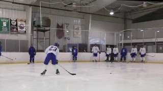 OnIce Drill Three Puck Side Slot Shooting  STX Hockey [upl. by Leira18]