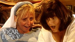 Birth at the Nativity  The Vicar of Dibley  BBC Comedy Greats [upl. by Geminian]