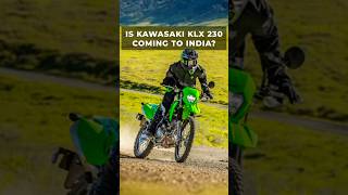 Kawasaki KLX 230 S India Launch Date Revealed  BikeWale shorts kawasakiklx230s [upl. by Cointon]