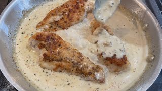 Creamy Garlic Chicken Recipe [upl. by Barris]