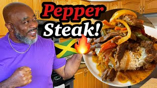 How to make Pepper Steak  Deddys Kitchen [upl. by Anavi]