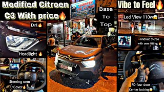 Modified citroen c3 base model 🔥citroen c3 modification citroen [upl. by Ambrogino183]