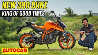 2024 KTM 390 Duke review  The king of good times  First Ride  Autocar India [upl. by Attenborough576]