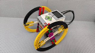 Huge Wheels Lego Mindstorm EV3 Car Robot Design Steps houseofrobots lego legorobotics [upl. by Nerret]