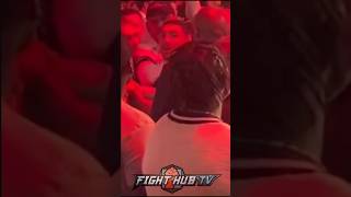 Terence Crawford CONFRONTS Teofimo Lopez in HEATED scuffle [upl. by Aihsined]