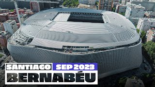 NEW Santiago Bernabéu stadium works September 2023  Real Madrid [upl. by Eeladnerb962]