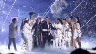 Matt Terry is crowned winner of X Factor 2016 after beating Saara Aalto in explosive live final [upl. by Airamas]