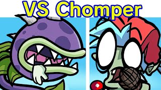 Friday Night Funkin VS Chomper VS Rapper Week FNF ModCrazy Plants Vs Zombies PVZ Mod FanMade [upl. by Dede888]