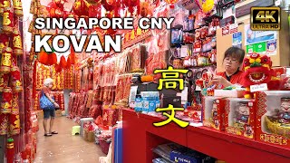 Singapore Chinese New Year 2024  Kovan CNY Tour  高文 [upl. by Airtemad]