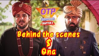 Behind the scenes of OTP THE LOTTERY CAPPER 2 ashishchanchlanivines instagramlive [upl. by Spillihp]