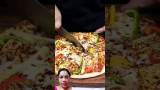 Peri Peri Paneer Pizza ASMRHow To Make Peri Peri Paneer Pizza Cheesy Pizza shortsfoodUD07 [upl. by Ydennek269]