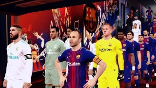 Barcelona vs Real Madrid  El Clasico  6 May 2018 Gameplay [upl. by Ynove]