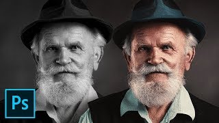 Colorize Black and White with Realism in Photoshop [upl. by Emlen865]