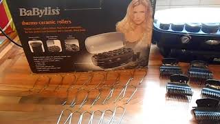 Babyliss Heated Thermo Ceramic Hair Rollers Curlers Womens Beauty 3035U [upl. by Rolland]