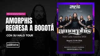 Amorphis regresa a Bogotá con su Halo Tour [upl. by Bryna]