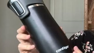 Contigo West Loop Stainless Steel Vacuum Insulated Travel Mug Review [upl. by Yorick]