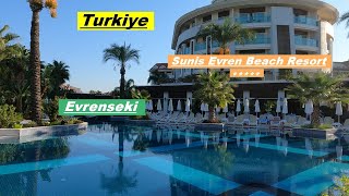 Travel to Turkey 5 All inclusive Hotel Sunis Evren Beach Resort EvrensekiSide [upl. by Prendergast]