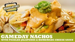 Nachos with Homemade Cheese Recipe  Wholly Guacamole [upl. by Delphine]