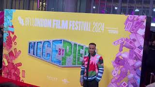 Munya Chawawa Arrives for Piece By Piece London Premiere at 2024 BFI London Film Festival [upl. by Dougal]