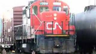 CN 7000 shunting in Saint John [upl. by Phelgon]