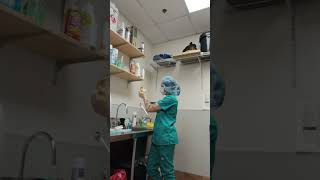 Ex2 Skill 5 Surgical Scrub Gowning and Closed Gloving [upl. by Frodeen]