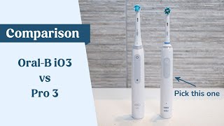 OralB Pro 3 vs iO Series 3 iO3 [upl. by Revilo]