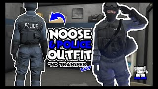 EASIEST WAY TO GET NOOSEPOLICE OUTFIT GTA ONLINE 2024 NO TRANSFER EASY [upl. by Yahs]