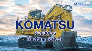 Komatsu PC8000 FS E  Kevitsan kaivoksella [upl. by Parshall76]