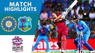 Simmons amp Russell Upset Hosts  India vs West Indies  ICC Mens WT20 SemiFinal 2016  Highlights [upl. by Nair]