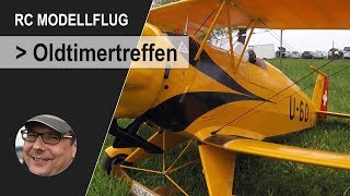 RC Modellflug  29 Oldtimertreffen Frauenfeld 2018 [upl. by Hufnagel]