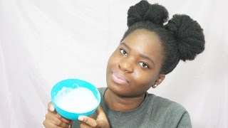 SOIN RENFORÇANT pour cheveux afro  BRILLANCE  Cheveux cassants [upl. by Ennayoj]